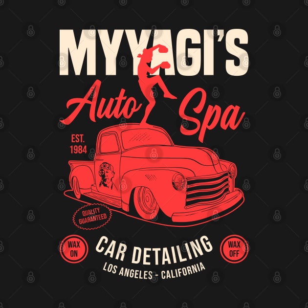 Miyagi's Auto Spa - 80s movies by Sachpica