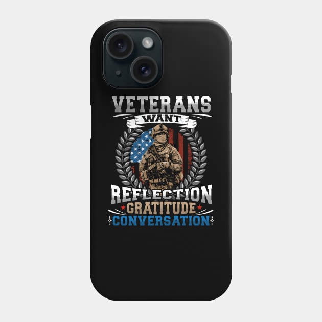 veterans day gifts Phone Case by Jandjprints