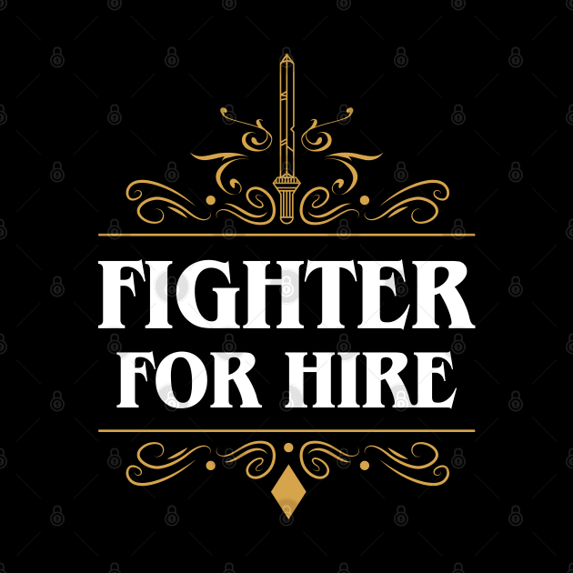 Fighter For Hire by pixeptional