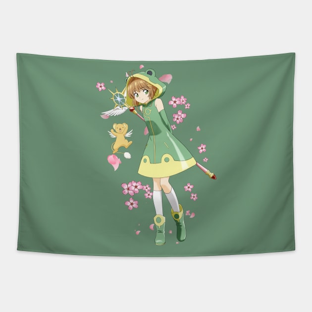 Cardcaptor Sakura Frog Tapestry by Nykos