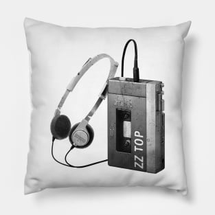 Walkman Play ZZ Top Song Pillow