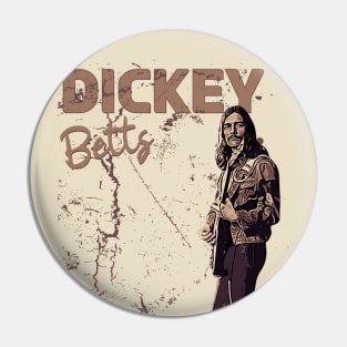 Dickey betts // Brown Vintage // 70s Pin