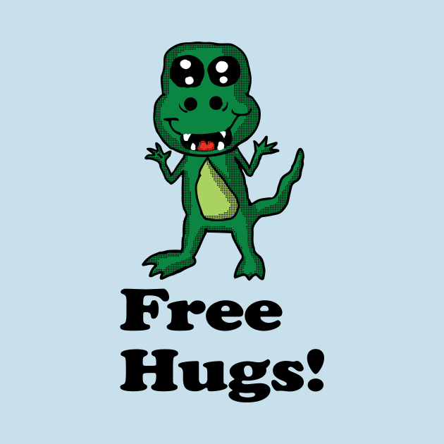 Free Hugs T-Rex 1 by Eric03091978