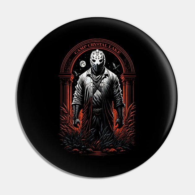 Camp Crystal Lake Pin by DeathAnarchy