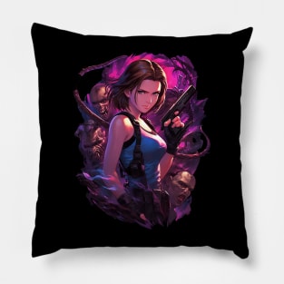 jill valentine Pillow