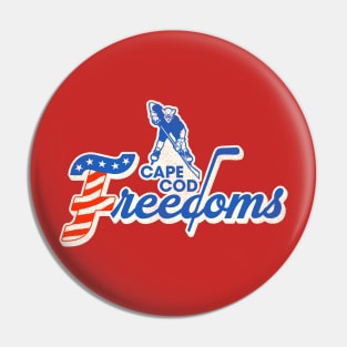 Defunct Cape Cod Freedoms Hockey Team Pin