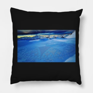 snow fresco Pillow