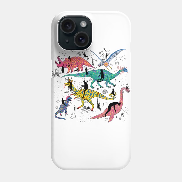 dinosaur Phone Case by Axstonee