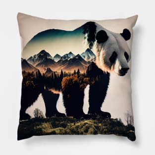 Asian Panda Pillow