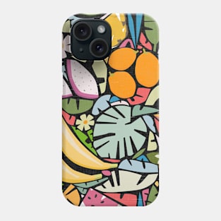 Colorful Tropical Fruits / Tiki Vibes Phone Case