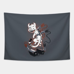 Cyber Cat Tapestry