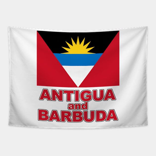 The Pride of Antigua and Barbuda - Antiguan National Flag Design Tapestry by Naves