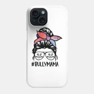 American bully mom messy bun Phone Case