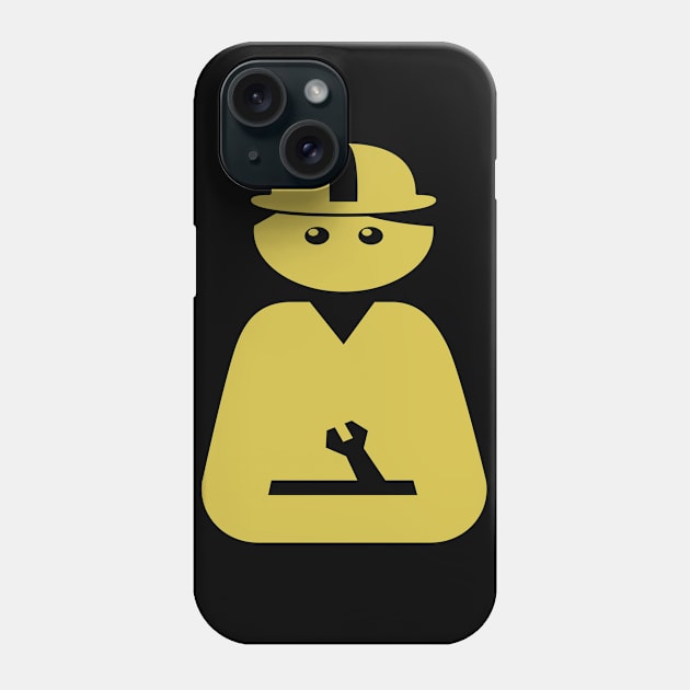 construction worker Phone Case by FromBerlinGift