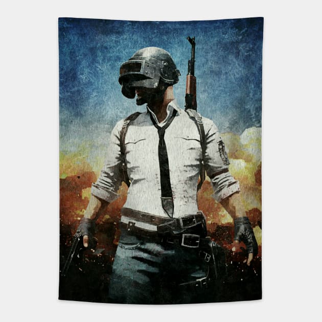 Pubg Tapestry by Morishasha