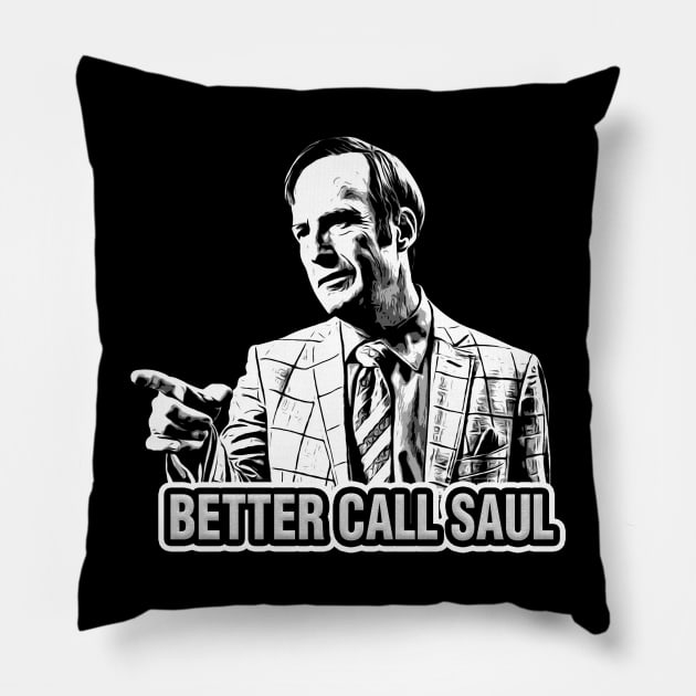 Graphic Legal Drama Films Characters Pillow by QueenSNAKE