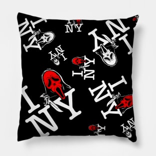 I Scream New York! (Pattern) Pillow