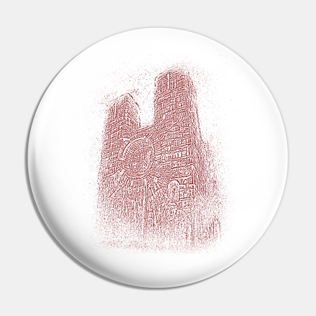 Zdzisław Beksinski Notre Dame Pin by UniversalPioneer