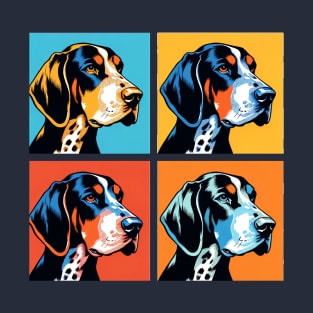 Bluetick Coonhound Pop Art - Dog Lovers T-Shirt