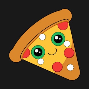 Cute Kawaii Pizza Slice T-Shirt