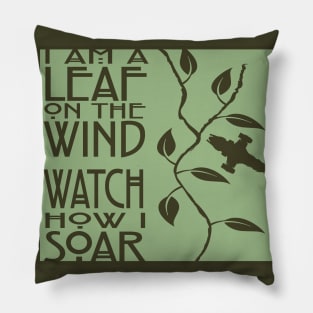 Leaf on the Wind Pillow