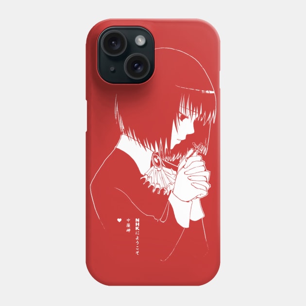 Welcome to the NHK - Misaki Nakahara Phone Case by TATSUHIRO