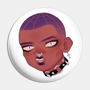 teen alt rebel head Pin