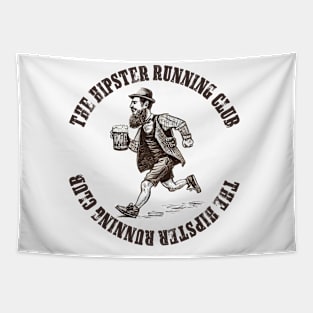 The Hipster Running Club Tapestry