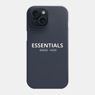 Essentials know how - fear of god - fog Phone Case