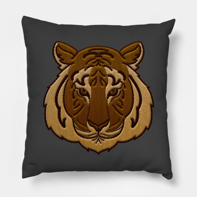 Tiger Pillow by aaallsmiles