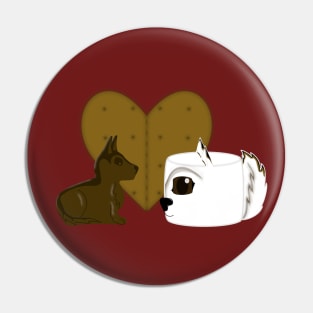 Puppymallow in Love Pin