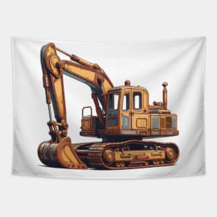 Excavator Tapestry