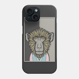 Yellow Baboon Phone Case