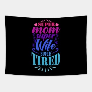 The Ultimate Mom | Red to Blue Version Tapestry