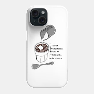 Levels of coffee funny coffee lover's Phone Case