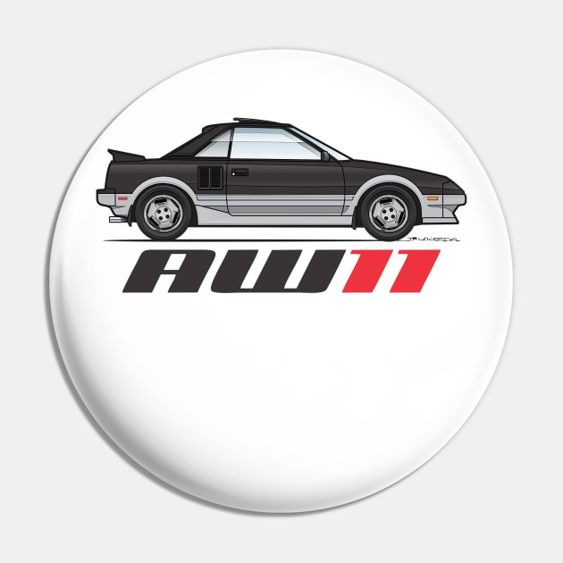 AW11-Black and Silver Pin by JRCustoms44