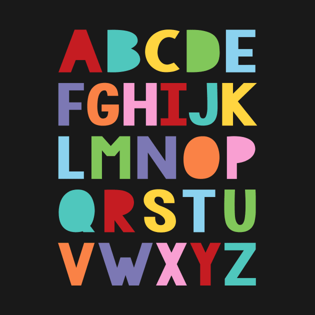 Colourful alphabet by creativemonsoon