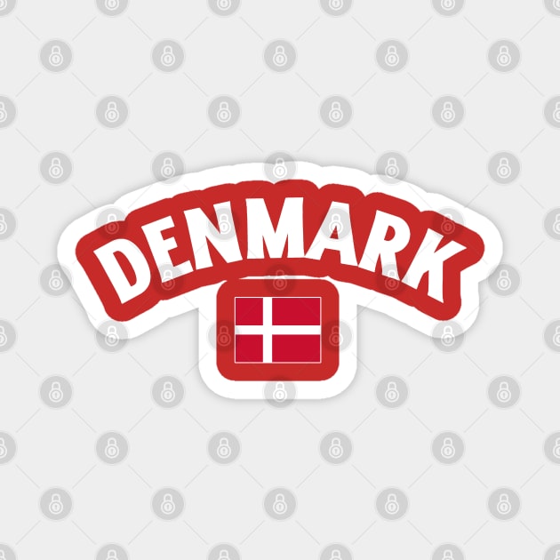 Denmark Flag Magnet by Issho Ni