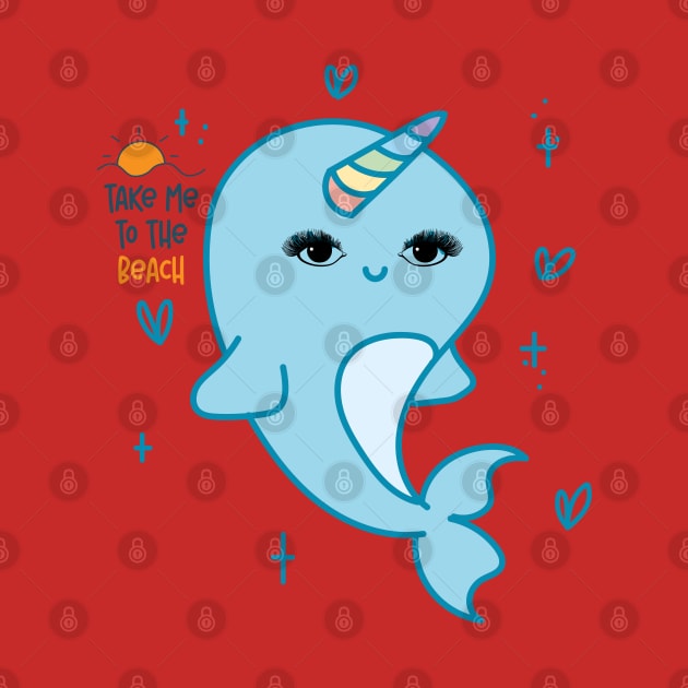 Kawaii Narwhal Cute Design by ZephSage