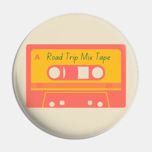 Road Trip Mix Tape Pin