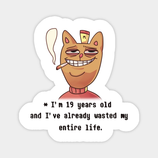 Burgerpants Magnet by chunky