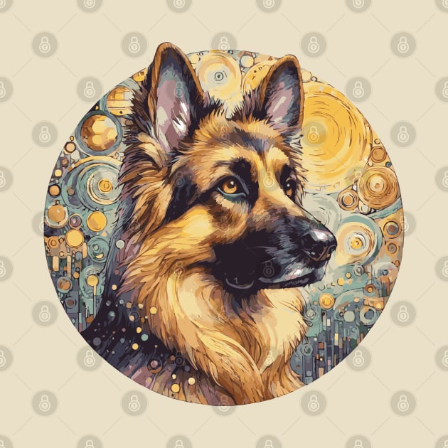 German Shepherd Dog Mom by Heartsake