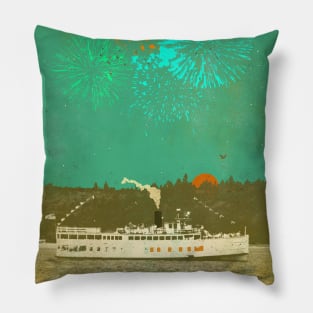 STEAMBOAT FIREWORKS Pillow