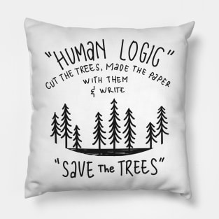 Human Logic Jokes 1 Pillow