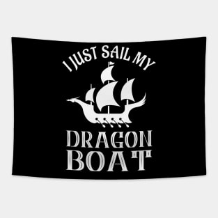 Dragon Boat Viking Ship Dragon Head Tapestry