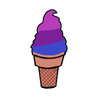 Pride ICe-Cream - Bi T-Shirt