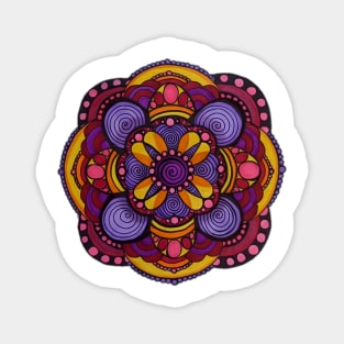 Spiral Mandala Magnet