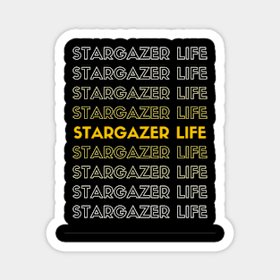 Stargazer Life Simple Design Magnet