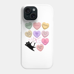 Cat Adoption Kitten Kitty Lovers Cute Candy Heart Funny Phone Case