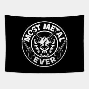 Most Metal Ever Cool Slogan Tapestry